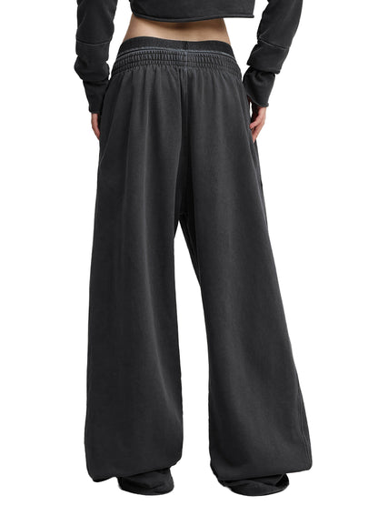 Vintage Washed Waist Pants
